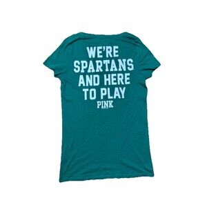 Victoria’s Secret PINK MSU Michigan State Spartans T-Shirt Women’s L 5th & Ocean